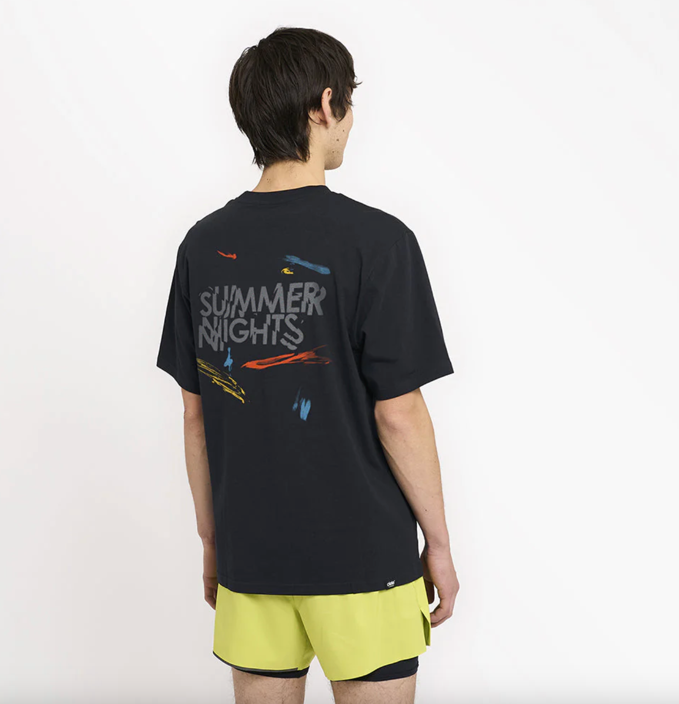 Ciele Camiseta Summer Nights - Negra - Odda running