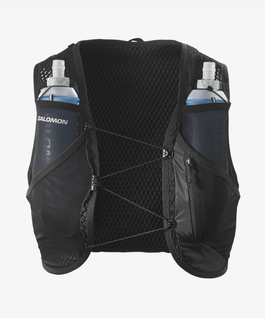 Salomon Chaleco Active skin 8 set black/ metal - Odda running