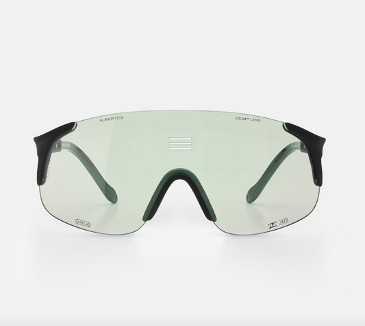 Alba Optics Gafas Jumbo VZUM™ Negro / Verde - Odda running
