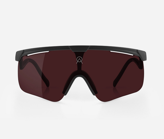Alba Optics Gafas Delta VZUM™  Negro/ Vino - Odda running