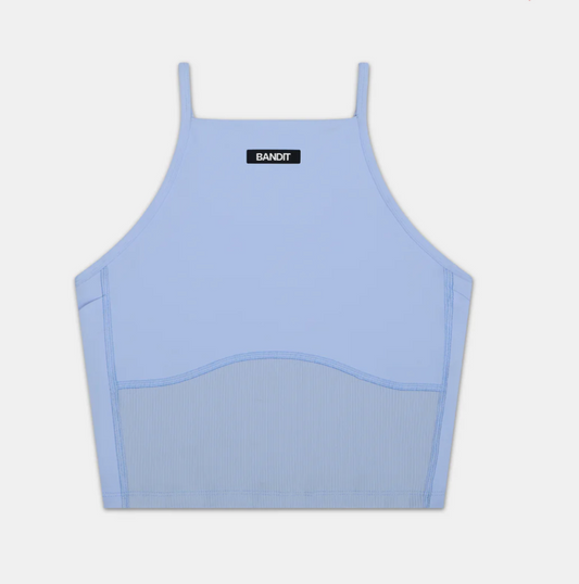 Bandit W Top Stamina™ Nova Crop - Azul Breeze - Odda running