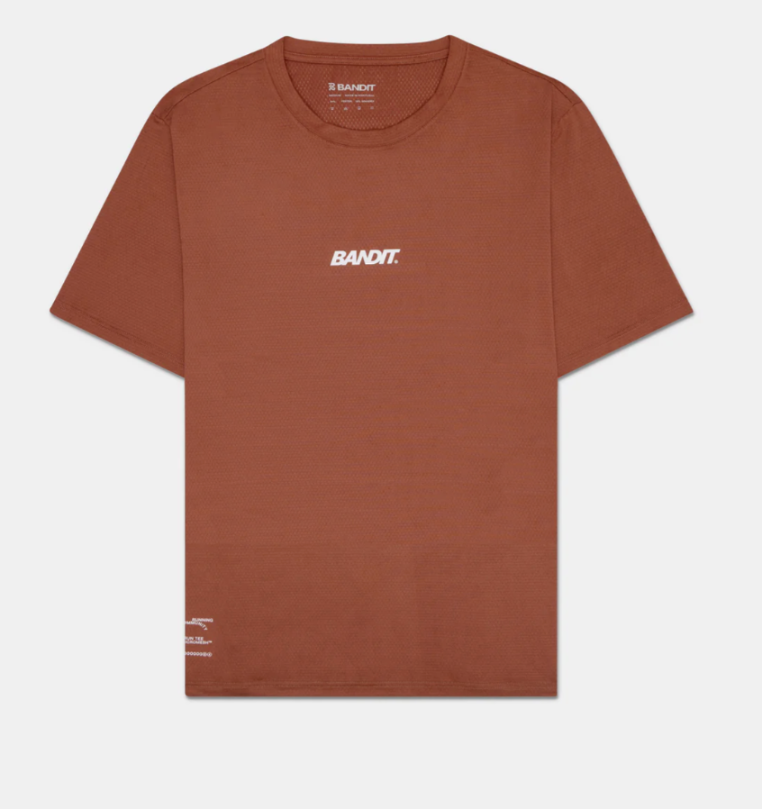 Bandit Camiseta Micro Mesh  Performance - Terracota / Rust - Odda running