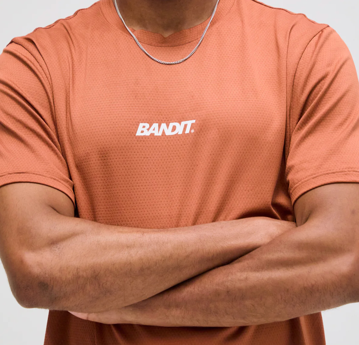 Bandit Camiseta Micro Mesh  Performance - Terracota / Rust - Odda running