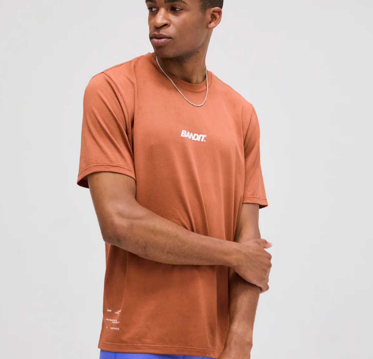 Bandit Camiseta Micro Mesh  Performance - Terracota / Rust - Odda running