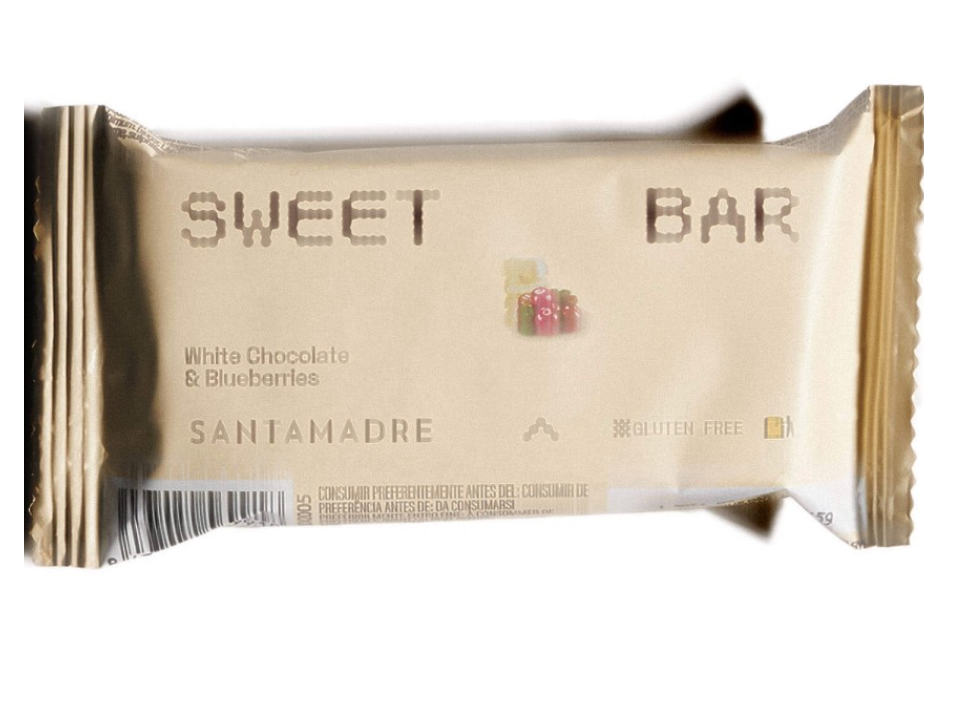 Santamadre Barrita energética avena - Chocolate blanco & arándanos - Odda running