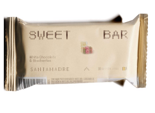 Santamadre Barrita energética avena - Chocolate blanco & arándanos - Odda running