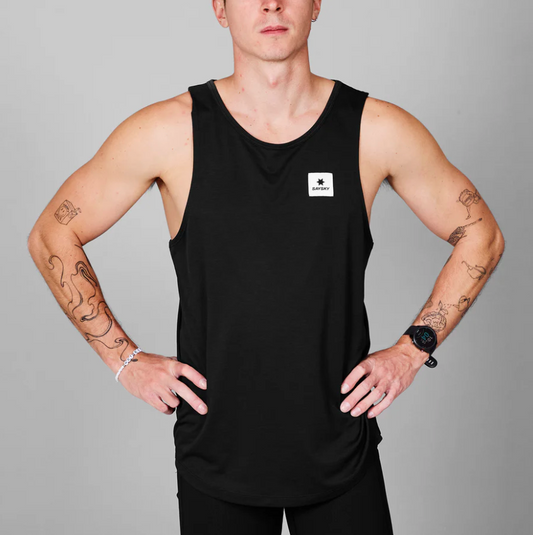 Saysky Camiseta Singlet Combat Pro - Negro - Odda running