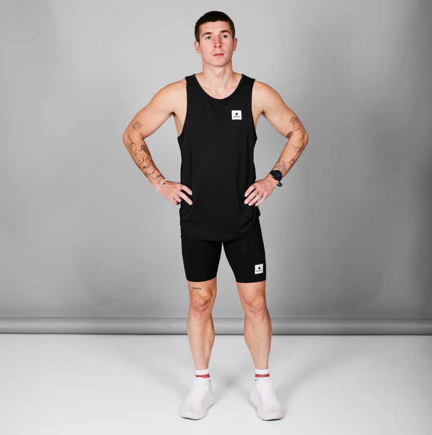Saysky Camiseta Singlet Combat Pro - Negro - Odda running