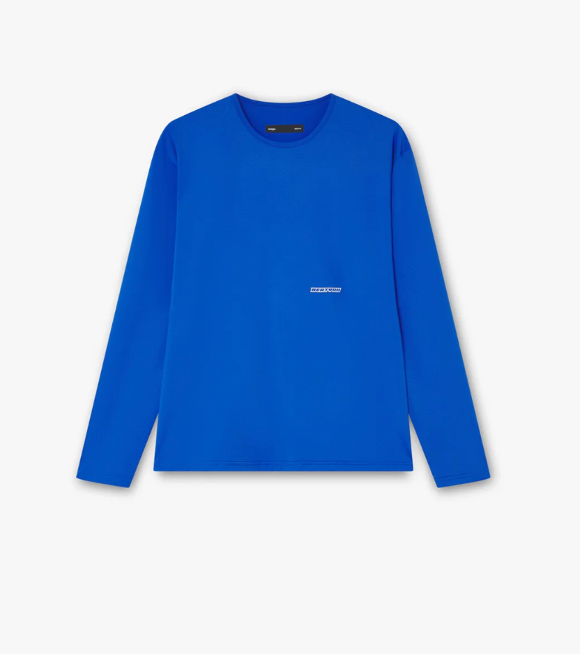 Beatyou Camiseta porous™ strada long tee - Azul - Odda running