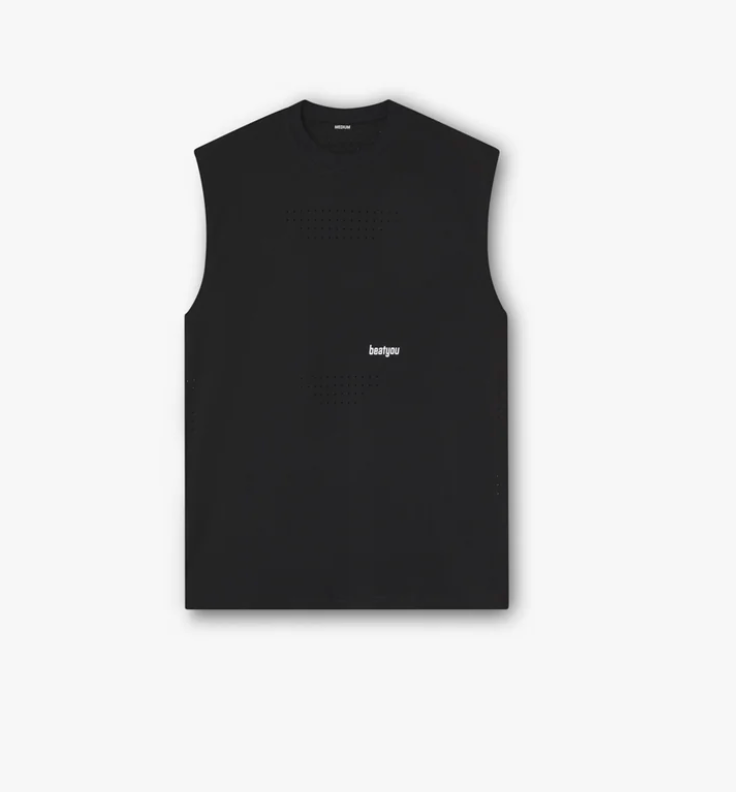 Beatyou Camiseta Lasercotton - Negro - Odda running