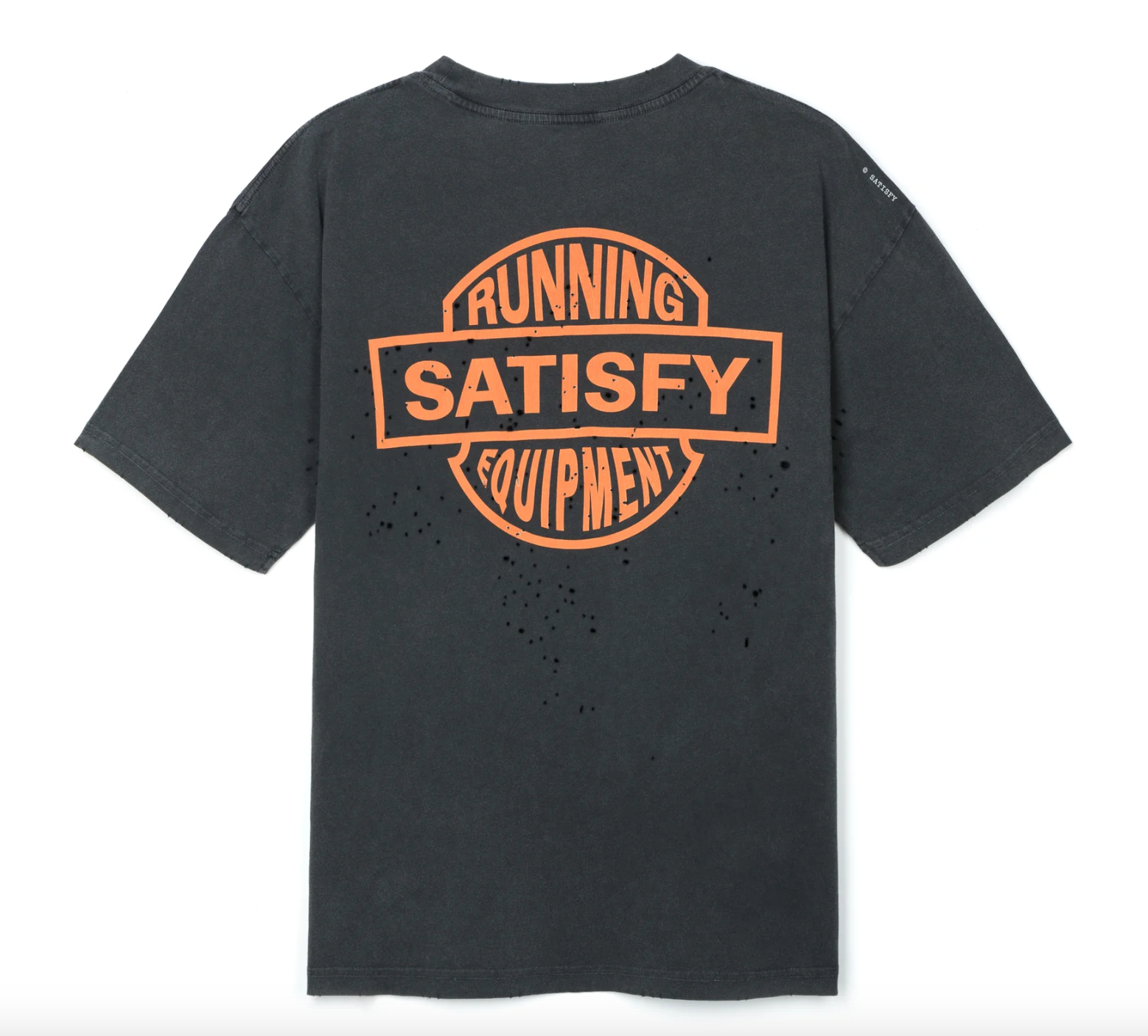 Satisfy Camiseta MothTech™  - Alcón Black - Odda running