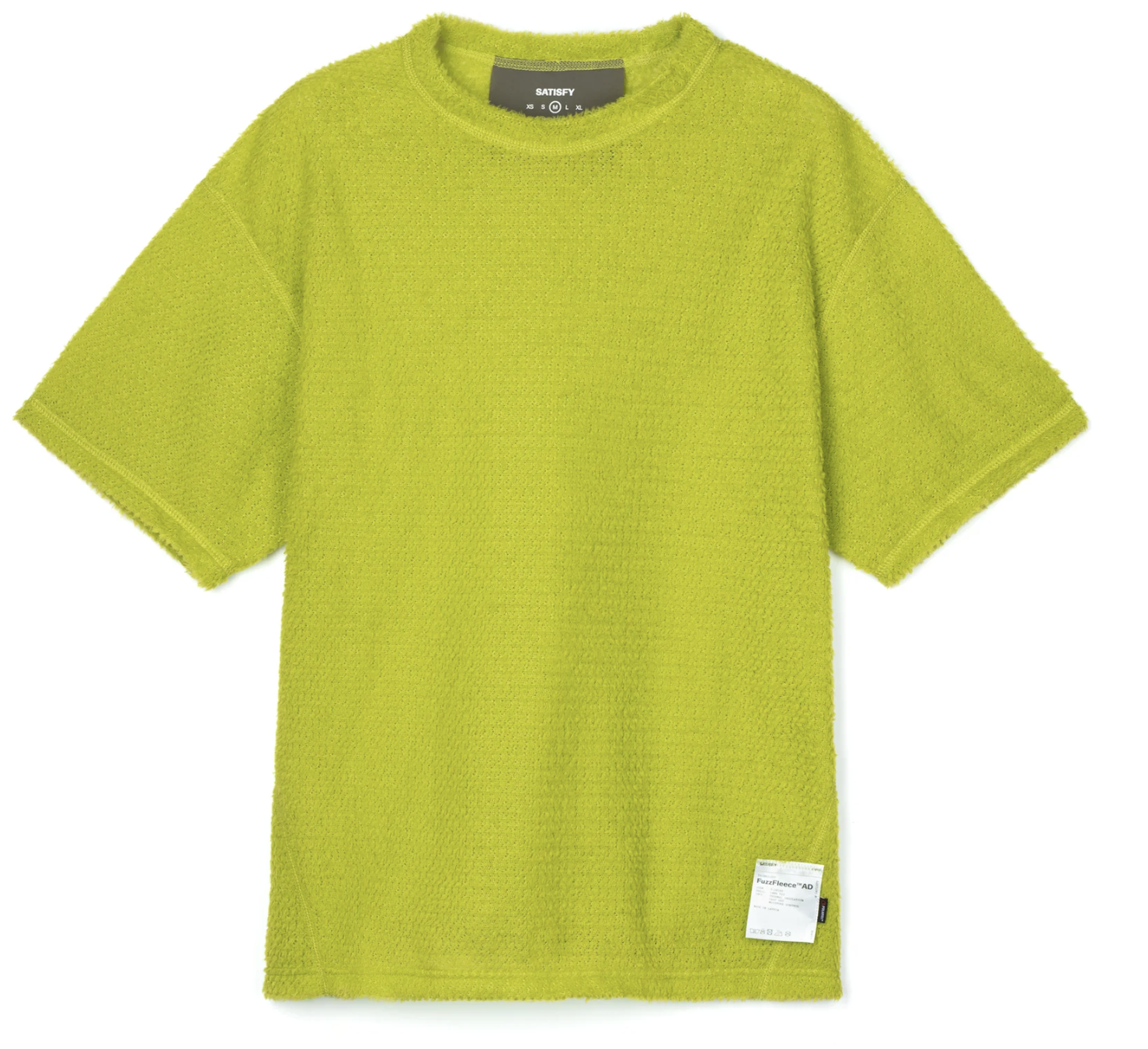 Satisfy Camiseta FuzzFleece™ AD - Verde - Odda running