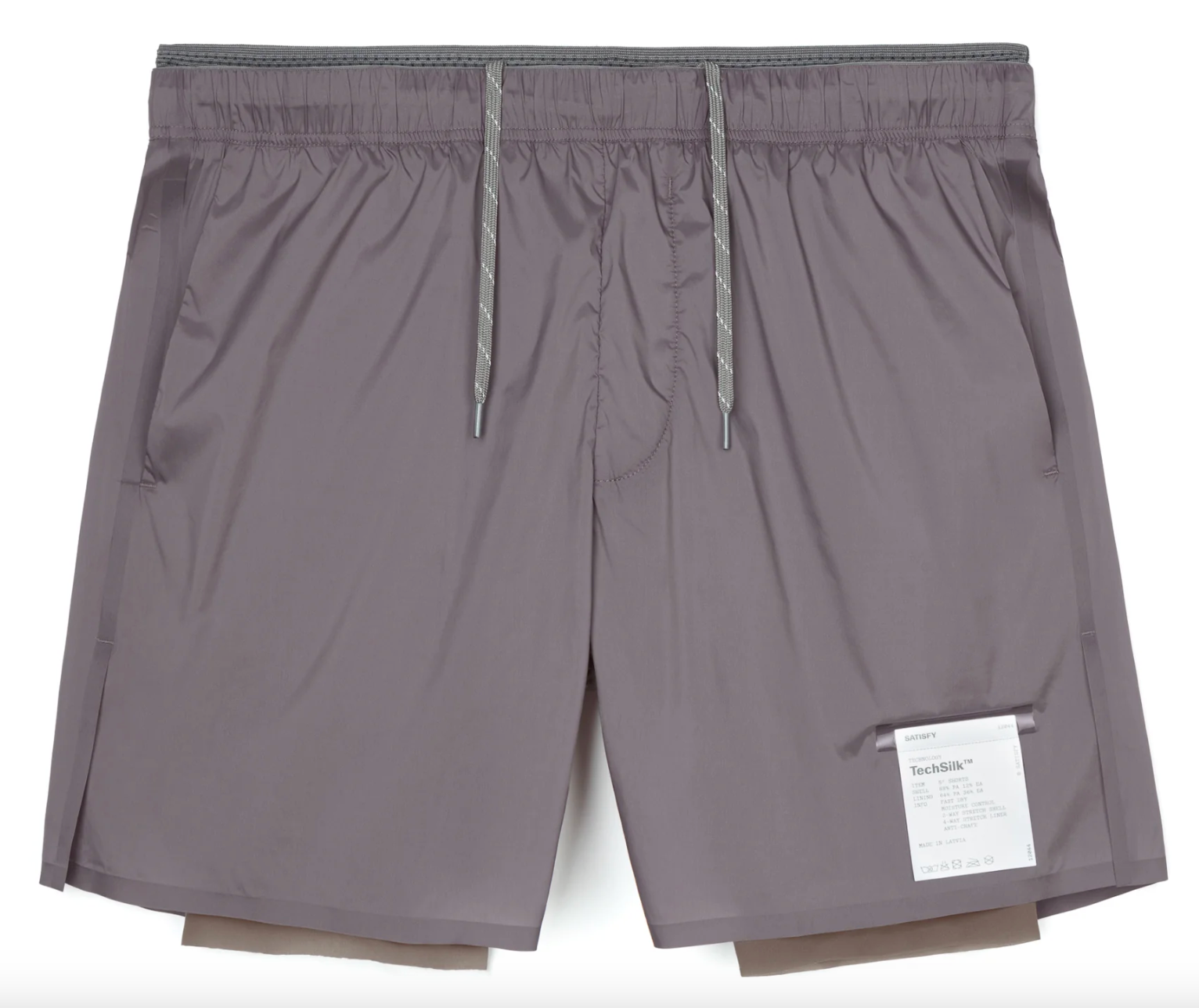 Satisfy W Shorts TechSilk™ 3" - Shark - Odda running