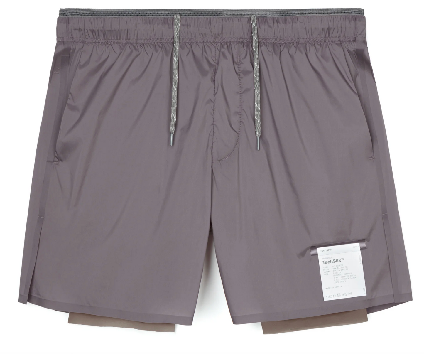 Satisfy Shorts TechSilk™ 5" - Shark - Odda running