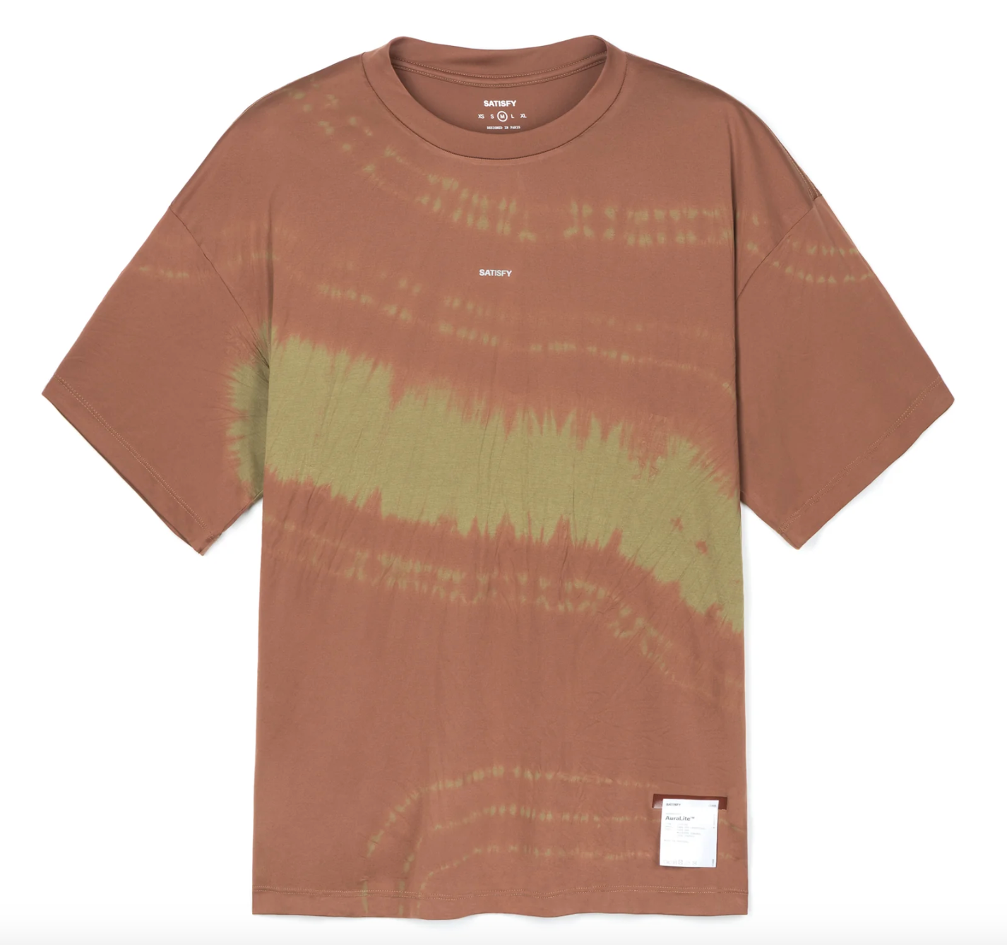 Satisfy Camiseta AuraLite™ - Tie-Dye - Odda running