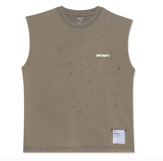 Satisfy Camiseta Tank MothTech™ Muscle Tee - Falcon - Odda running