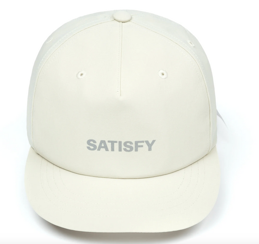 Satisfy Gorra PeaceShell™ 5-Panel Pinch - Logo Blanco - Odda running