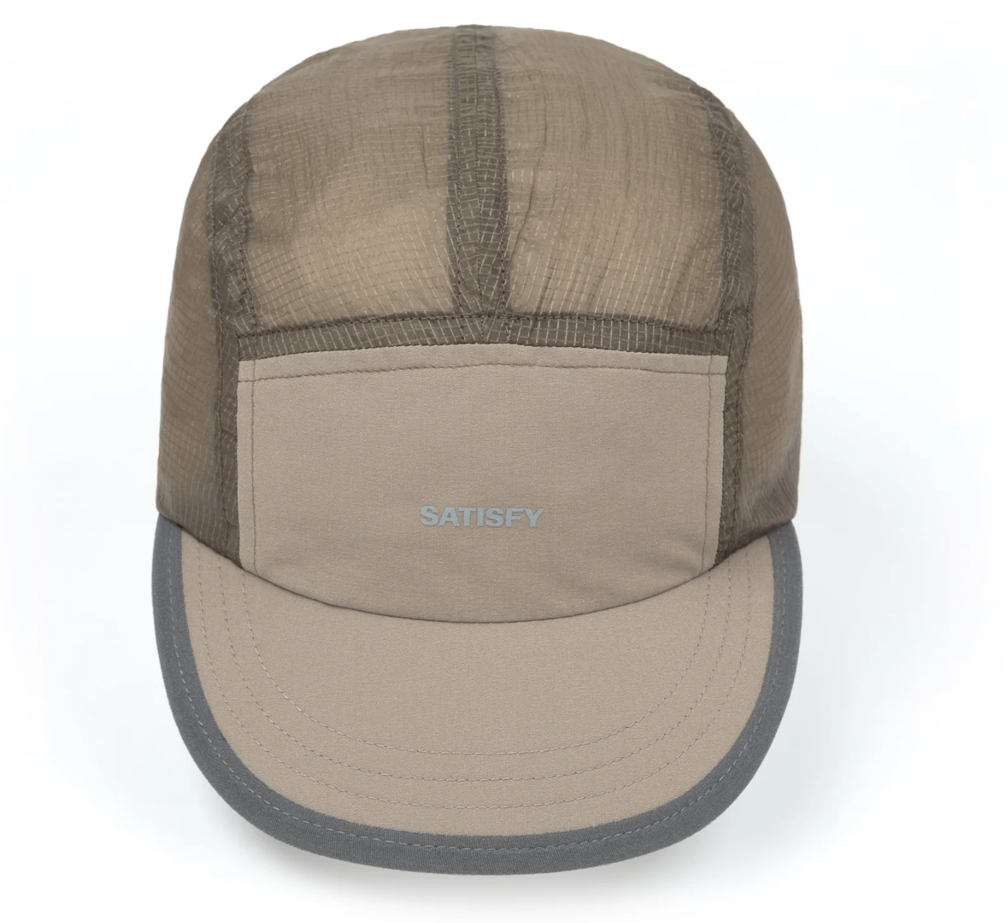 Satisfy Gorra Rippy™ Trail Cap - Beige - Odda running