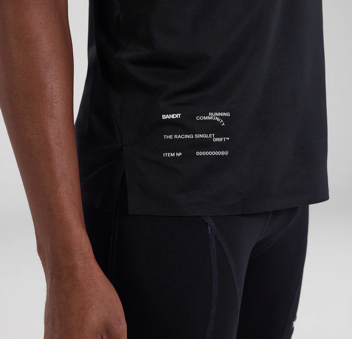 Bandit Camiseta Drift™ Graphene Racing Singlet - Negro