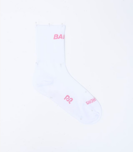 Bandit Calcetines Lite Run™ Socks - Blanco / Rosa
