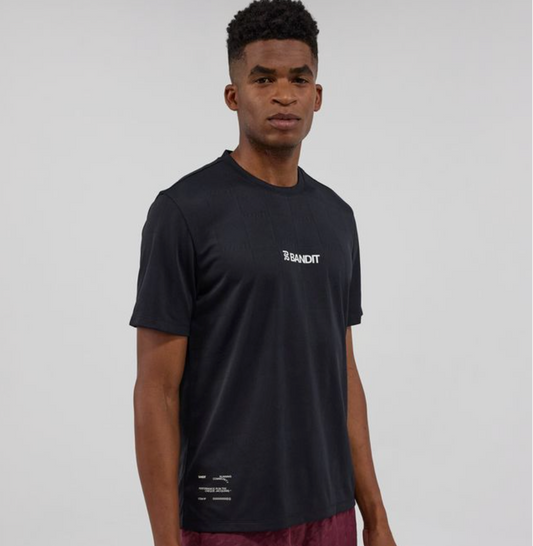 Bandit Camiseta Cheque Jacquard Tee - Negro