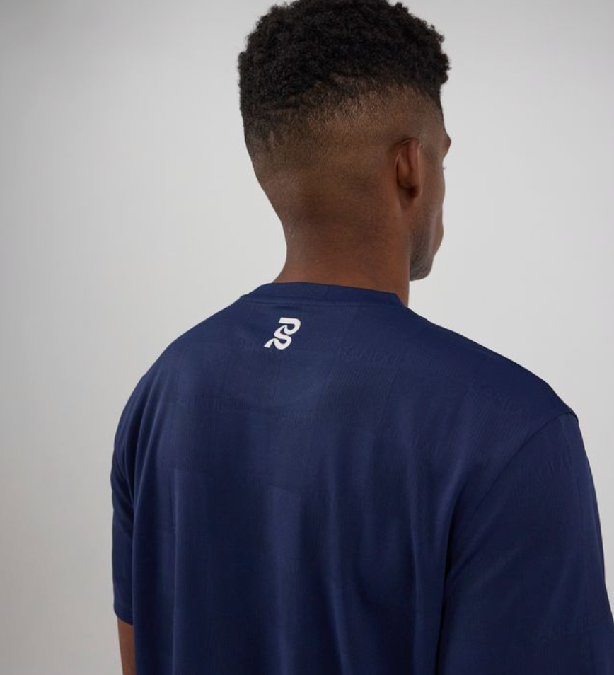 Bandit Camiseta Cheque Jacquard Tee - Azul