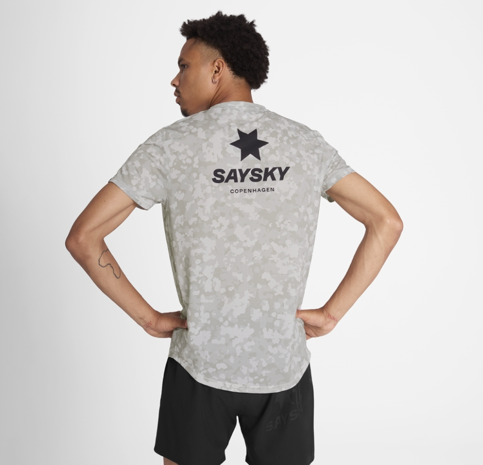 Saysky Camiseta Camo Combat T-Shirt - Gris
