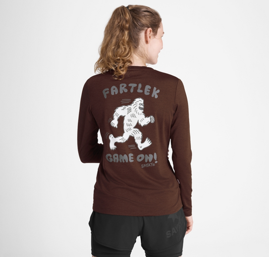 Saysky W Camiseta Statement Pace Long Sleeve - Vino