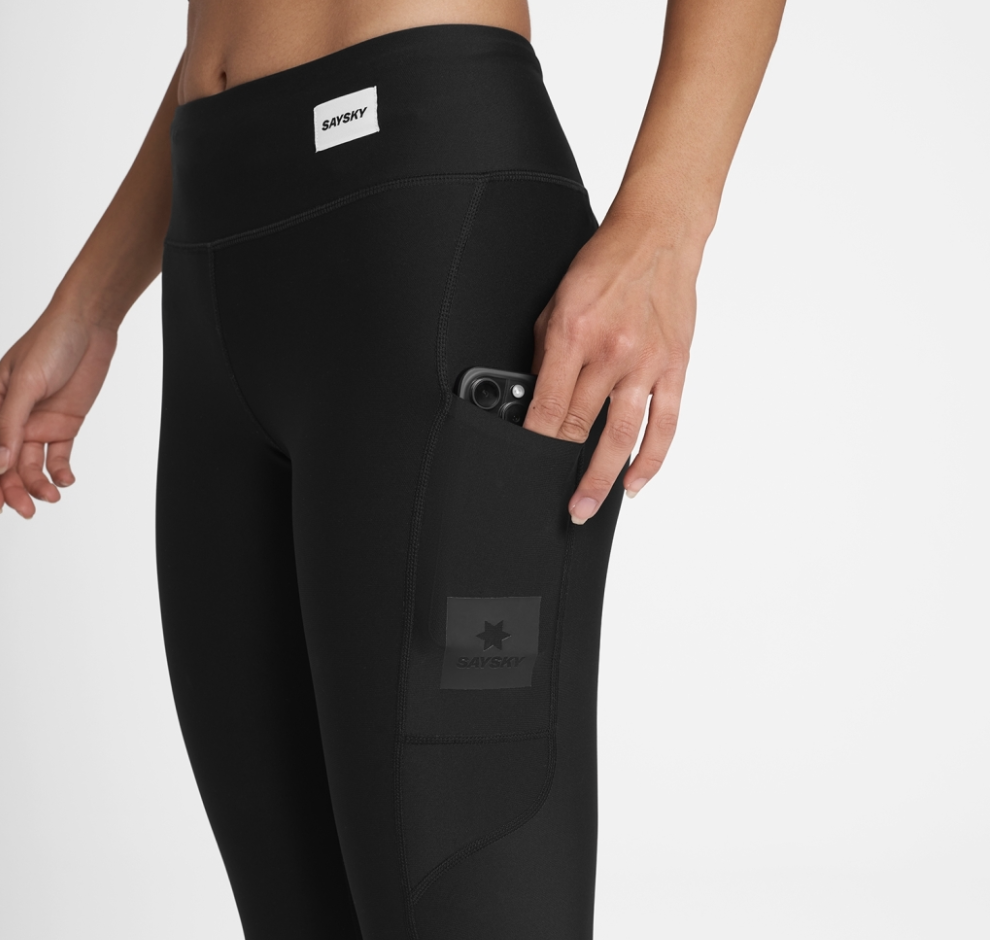 Saysky W Pantalones Logo Motion+ Long Tights - Negro