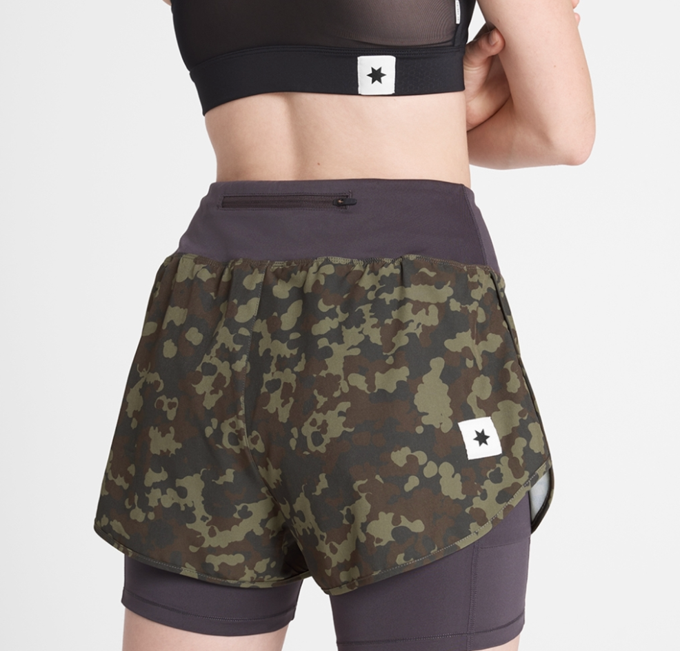 Saysky W Shorts Camo Pace 2 in 1 Shorts 3"