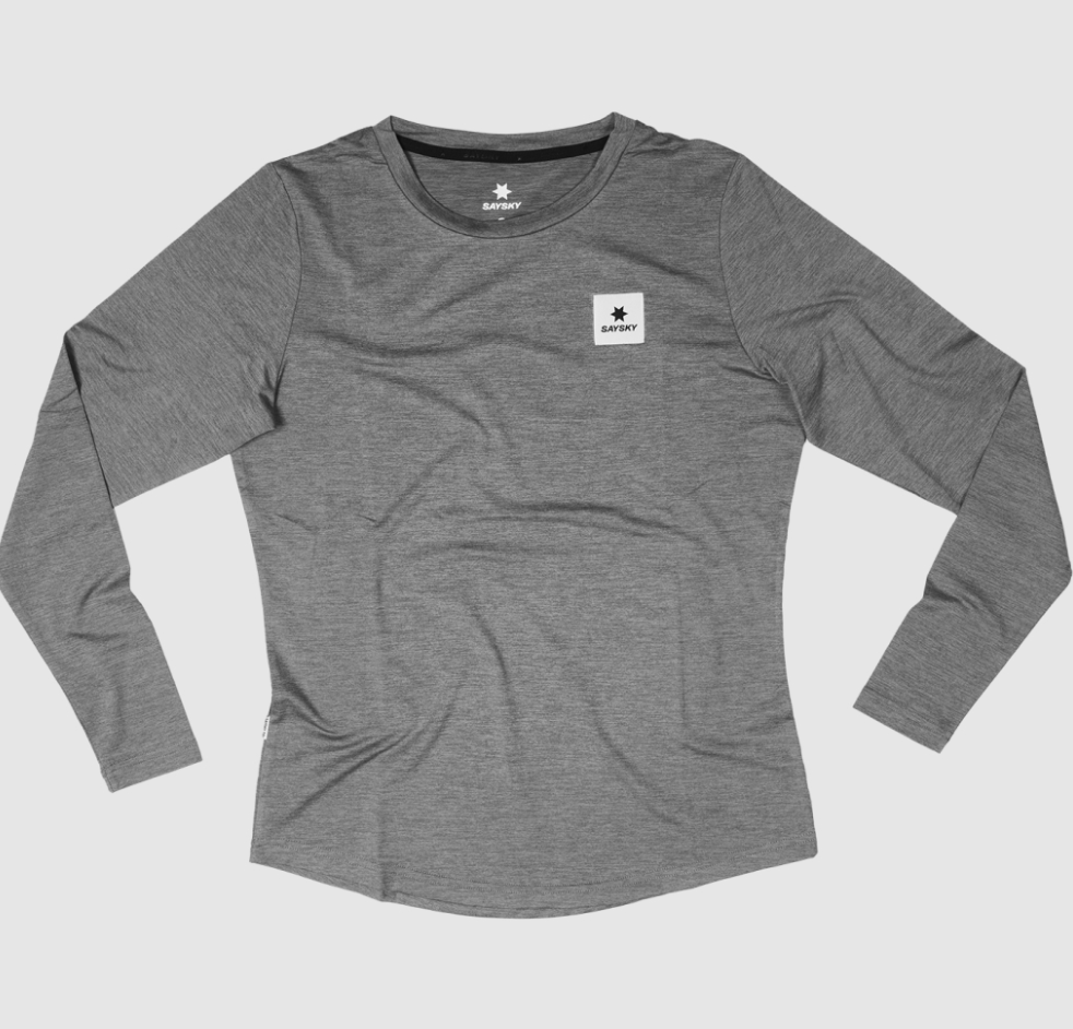 Saysky W Camiseta Clean Pace Long Sleeve - Gris