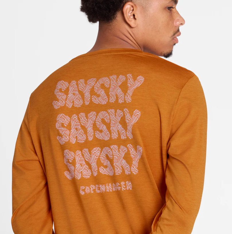 Saysky Camiseta long sleeve - Naranja