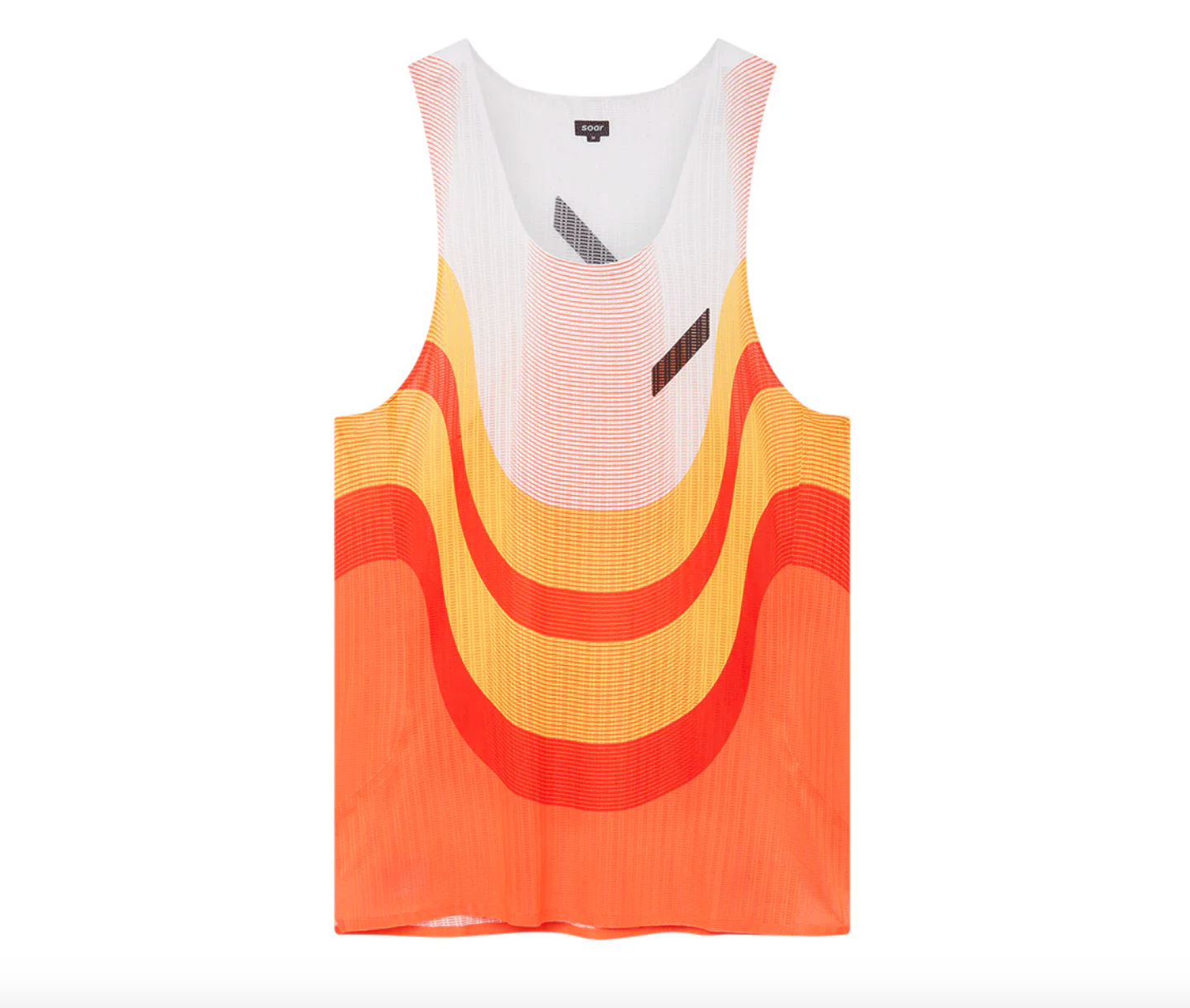 Soar Camiseta Race Vest - Naranja - Odda running