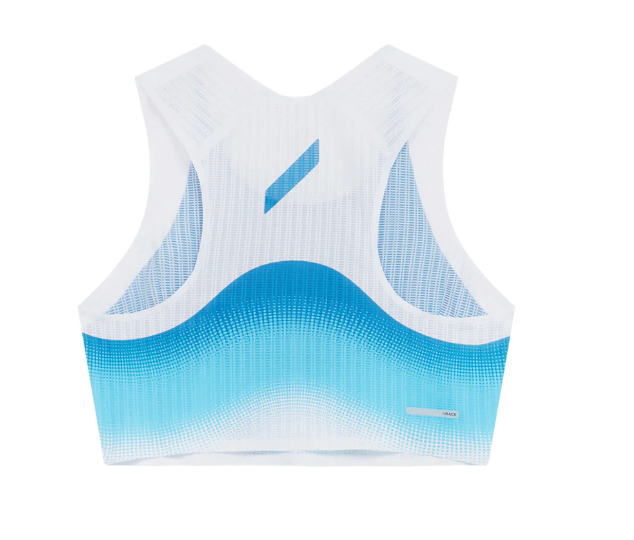 Soar W Camiseta Crop Race Vest - Azul - Odda running