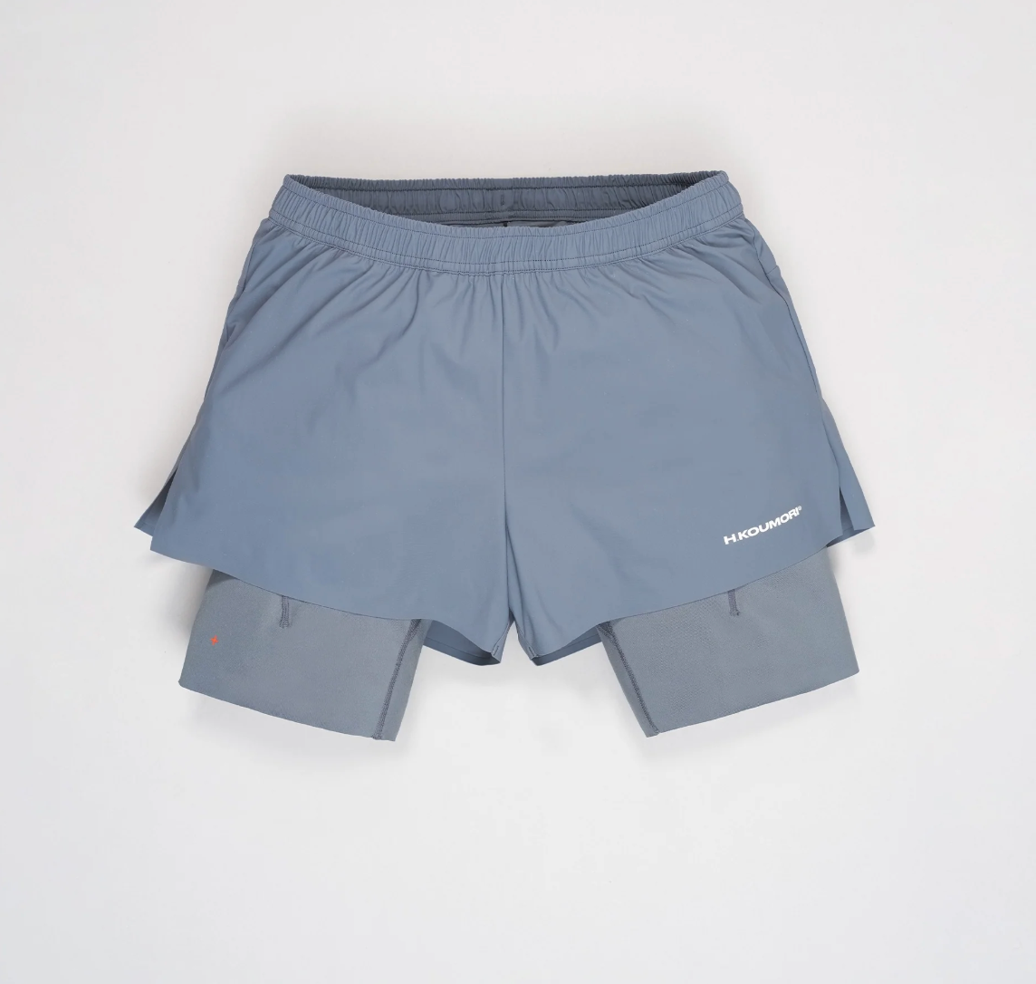 Hermanos Koumori Shorts - Azul - Odda running