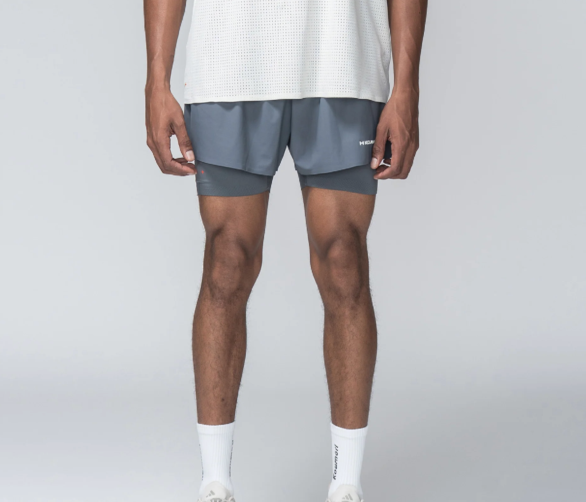 Hermanos Koumori Shorts - Azul - Odda running