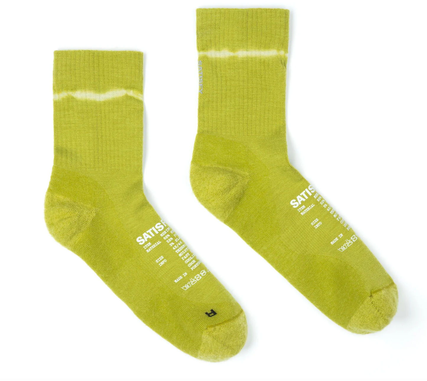Satisfy Calcetines Merino Nylon Tube Socks - Verde