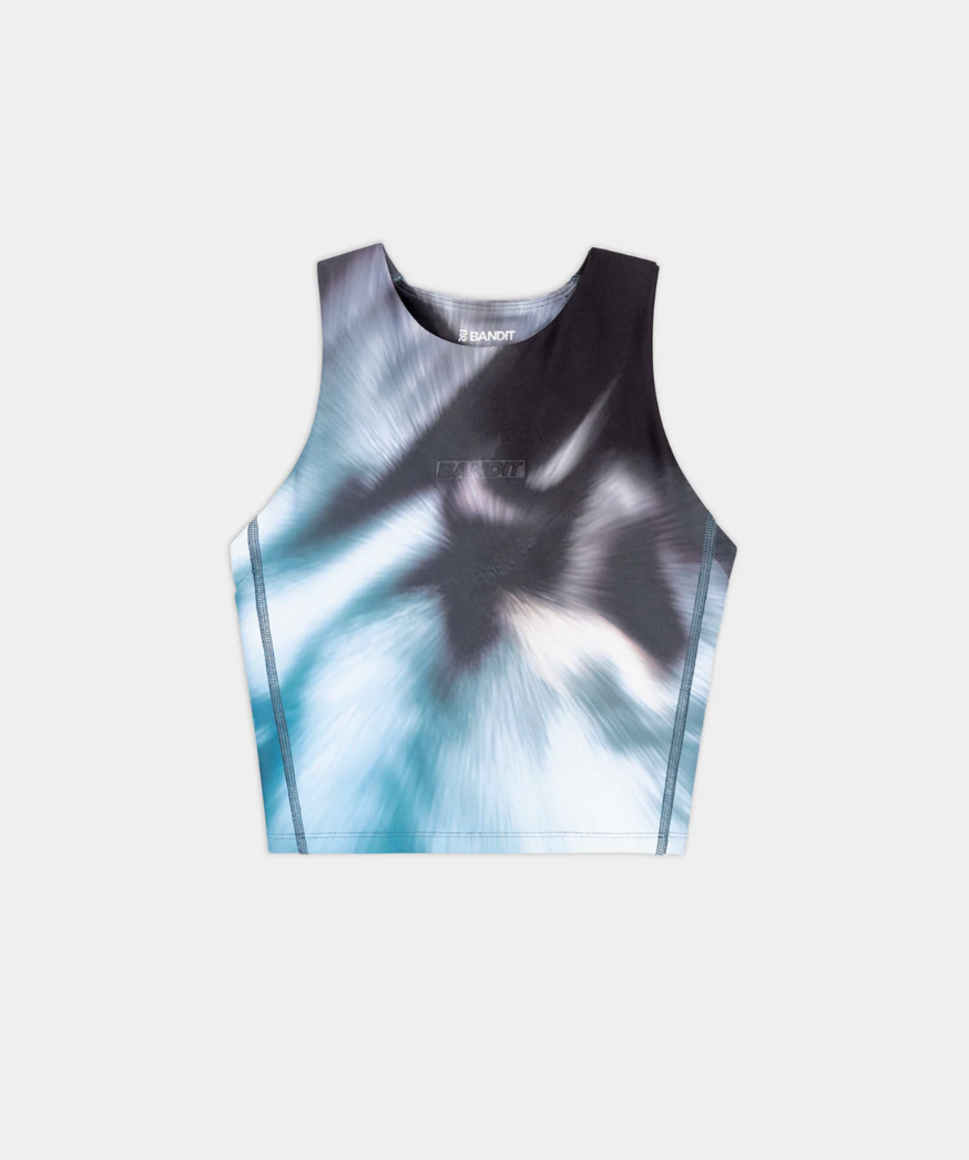 Bandit W Top Stamina™ Race Crop - Azul Multi