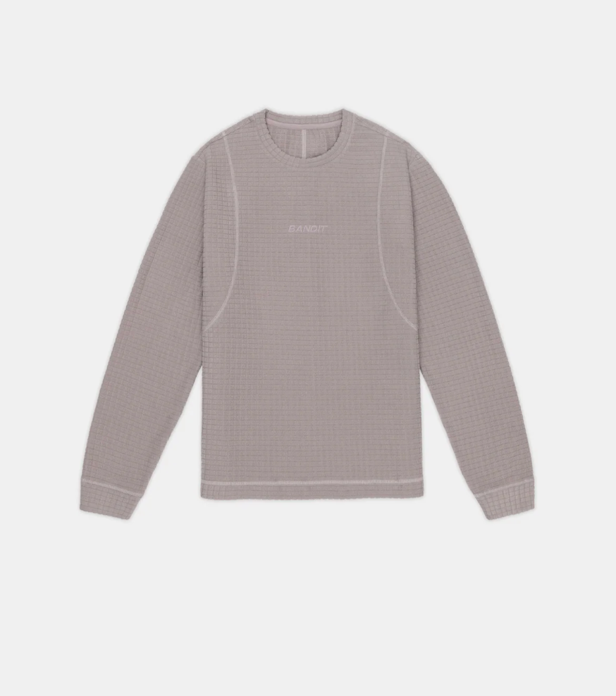 Bandit Sudadera MacroSoft Grid™ Pullover - Zinc