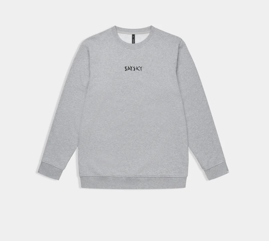 Saysky Sudadera Tiger Crewneck - Gris - Odda running