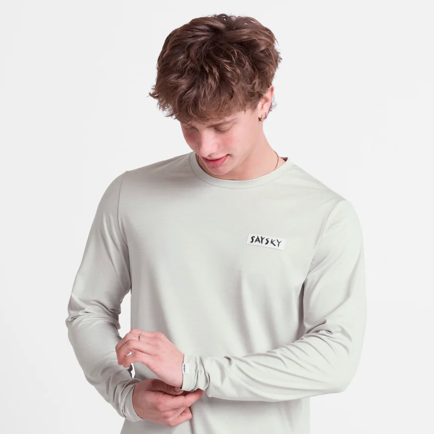 Saysky Camiseta Tiger Pace Long Sleeve - Gris - Odda running