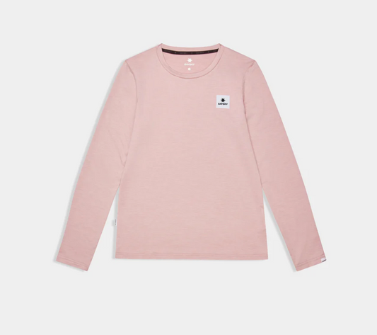 Saysky W Camiseta Clean Pace Long Sleeve - Rosa - Odda running