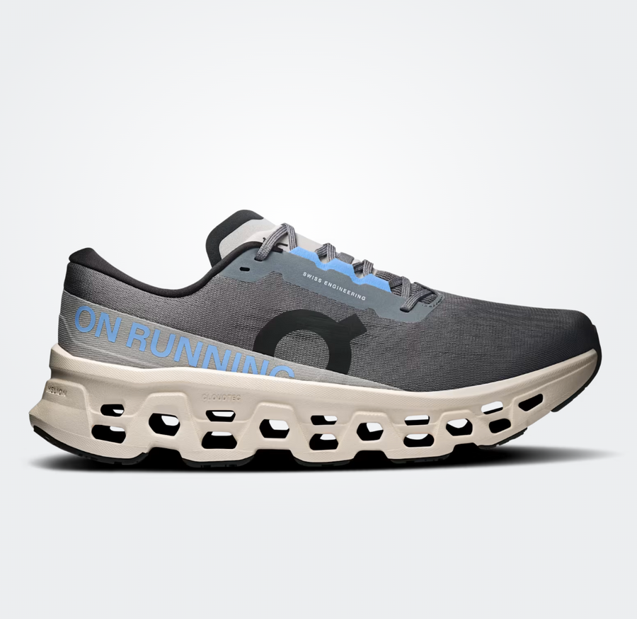 On Zapatillas Cloudmonster 3 - Gris / Azul - Odda running