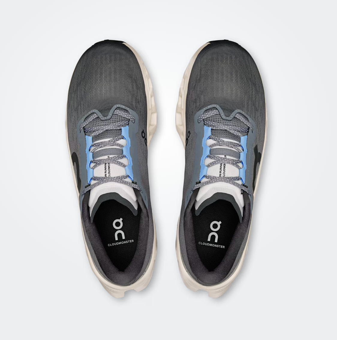 On Zapatillas Cloudmonster 3 - Gris / Azul - Odda running