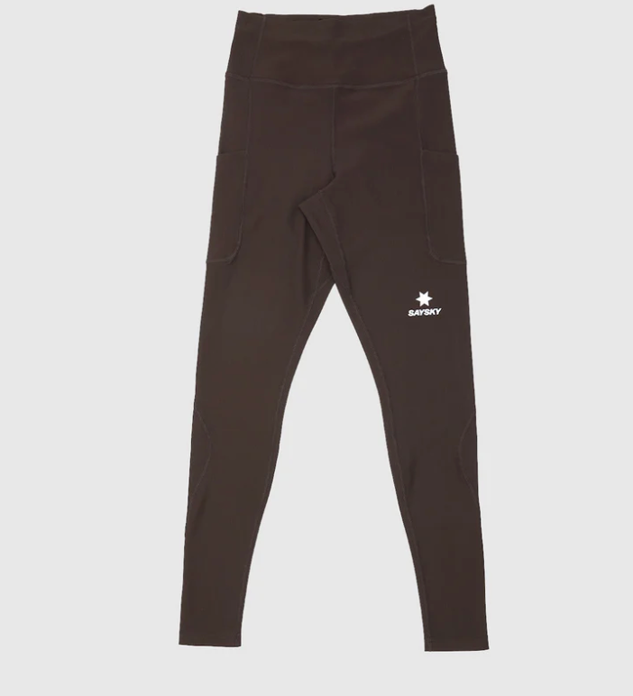 Saysky W Pantalones Combat Long Tights - Marrón - Odda running