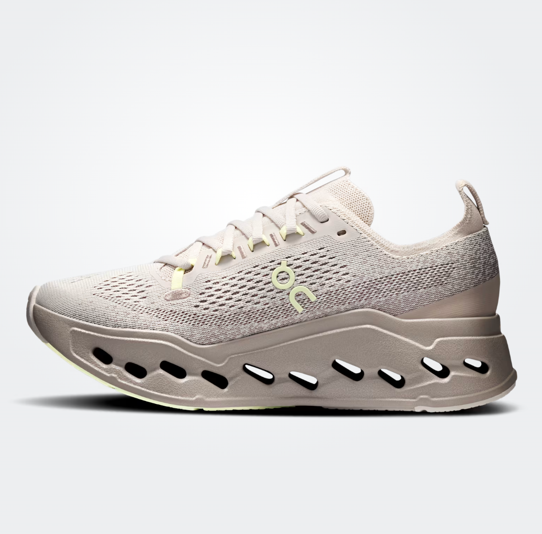 On W Cloudsurfer Max - Beige / Lima - Odda running
