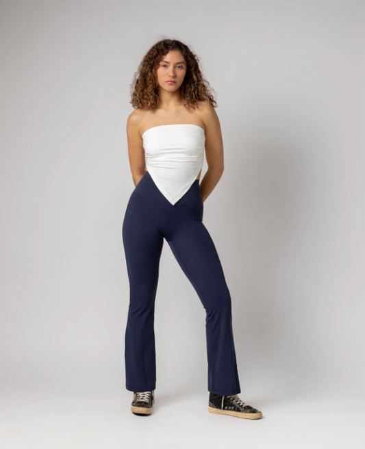 Be Toro W Pantalones Flare Leggings - Azul - Odda running