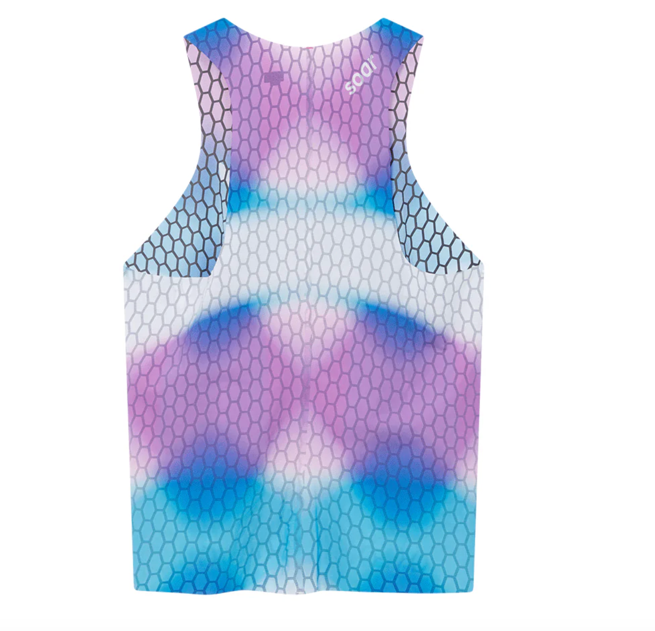 Soar Camiseta Graphene Vest - Azul / Rosa - Odda running