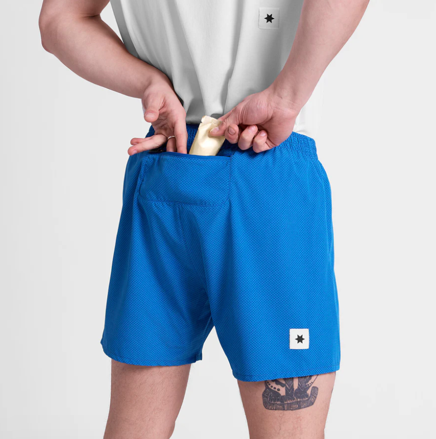 Saysky Shorts Zig Zag Pace Shorts 5” - Azul - Odda running