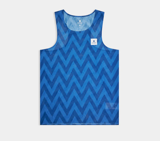 Saysky Camiseta Zig Zag Flow Air Singlet - Azul - Odda running